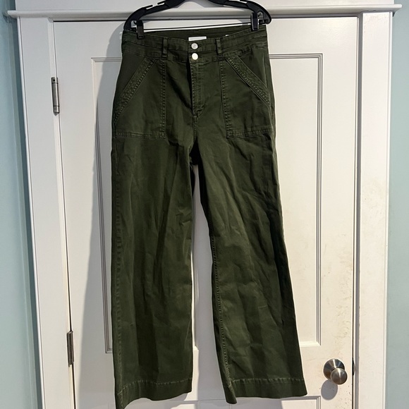 Frame Le Slim Olive Palazzo Denims - Sz. 31 - Picture 12 of 16
